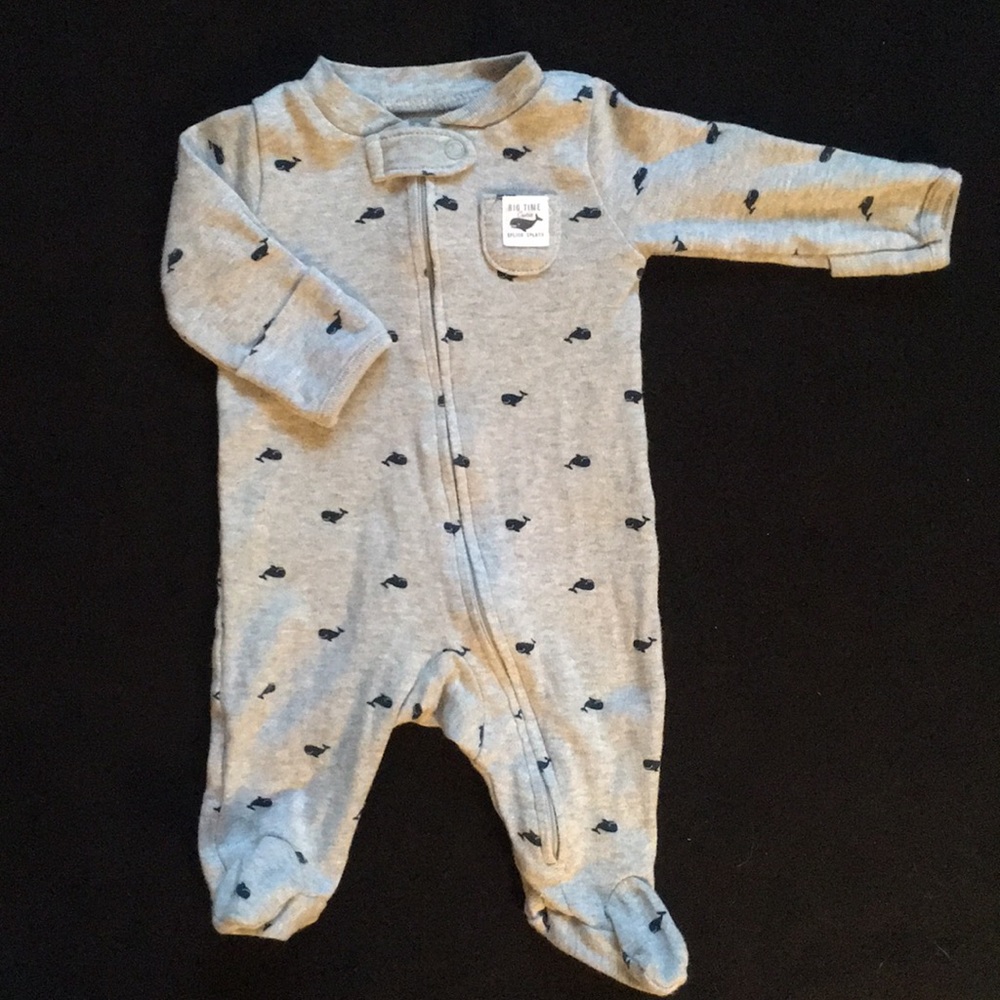 🐳Carters “Big Time Cutie” Footie Pajamas!🐳